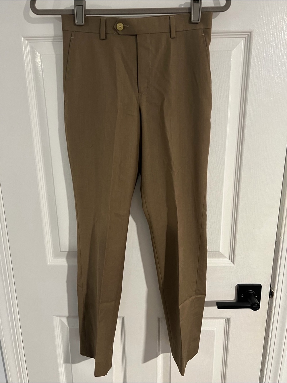 Lauren Ralph Lauren Boys Flat Front Khaki Dress Pants Formal size 12   waist 26”